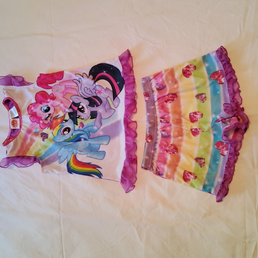 My Little Pony satin feel pj set